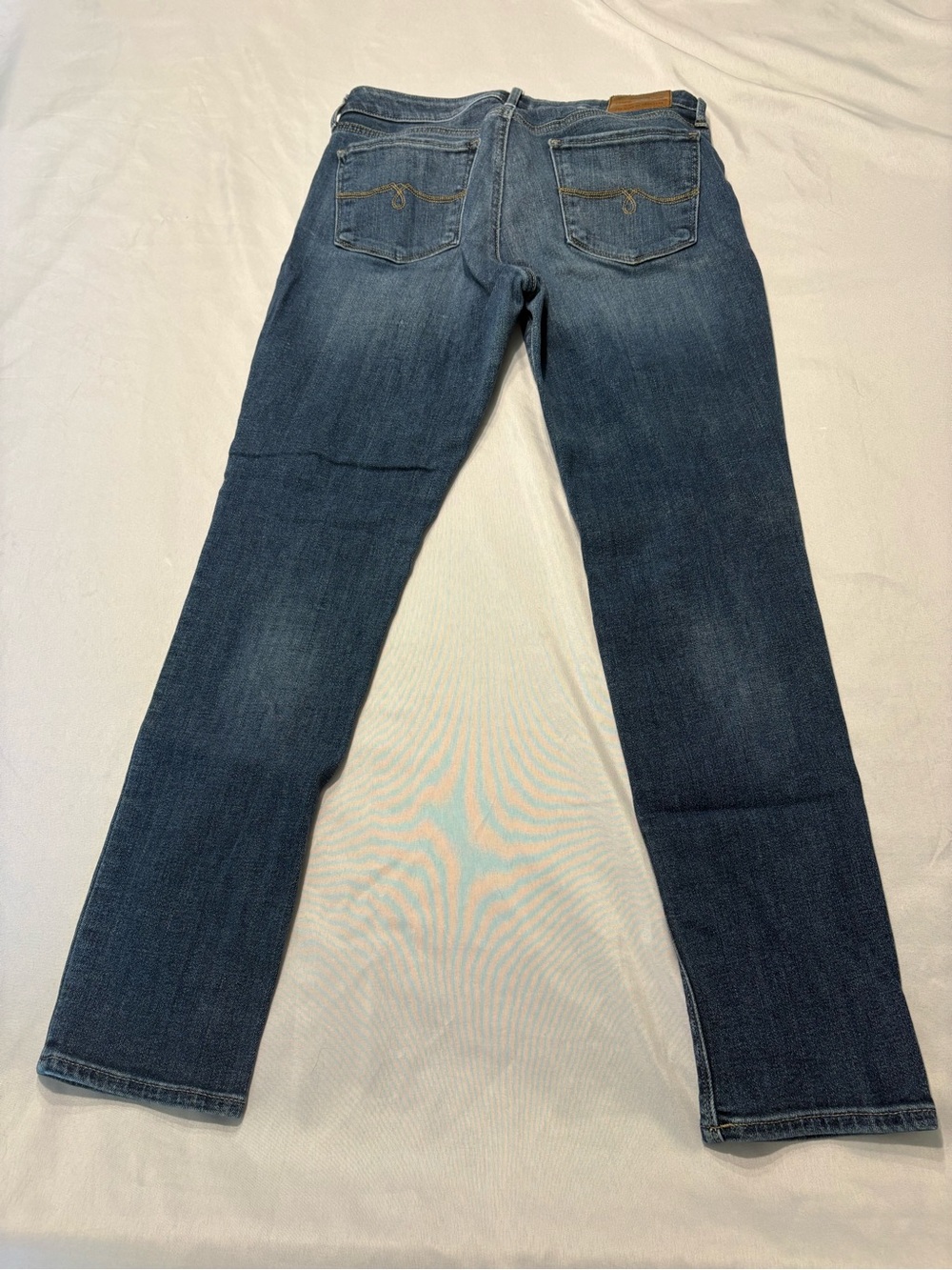 Lucky Brand Women’s Straight-Leg Jeans in Dark Blue Denim